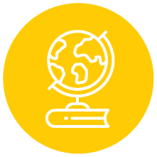 Yellow icon for Education & Public Services area of study