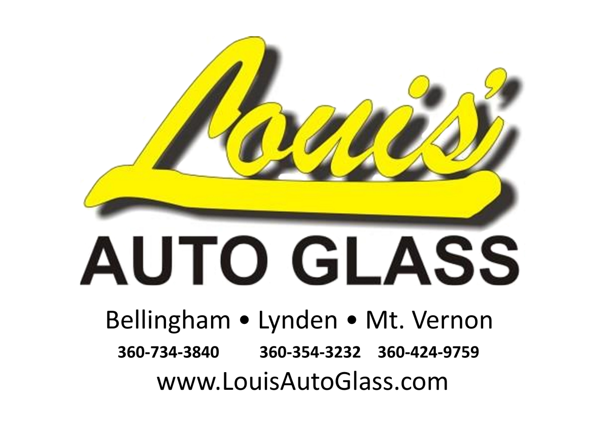 a logo for Louis's Auto Glass
