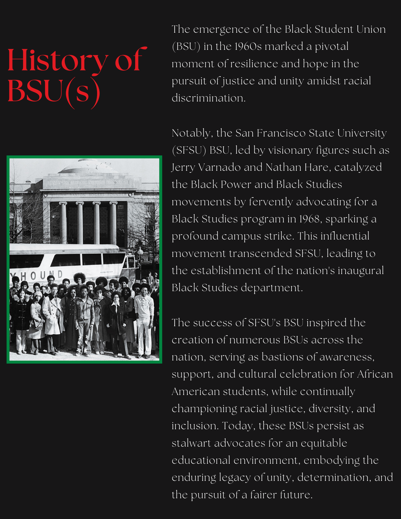 BSU History of BSUs (8.5 x 11 in)