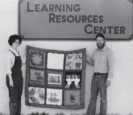 Laura McKenzie and Jim Dodd at the Learning Resources Center